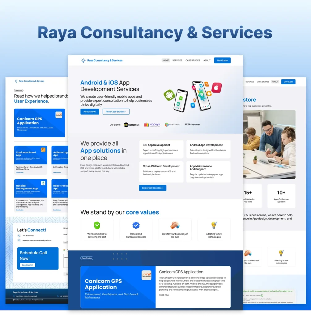 Building a WordPress Website for Raya Consultancy Services
