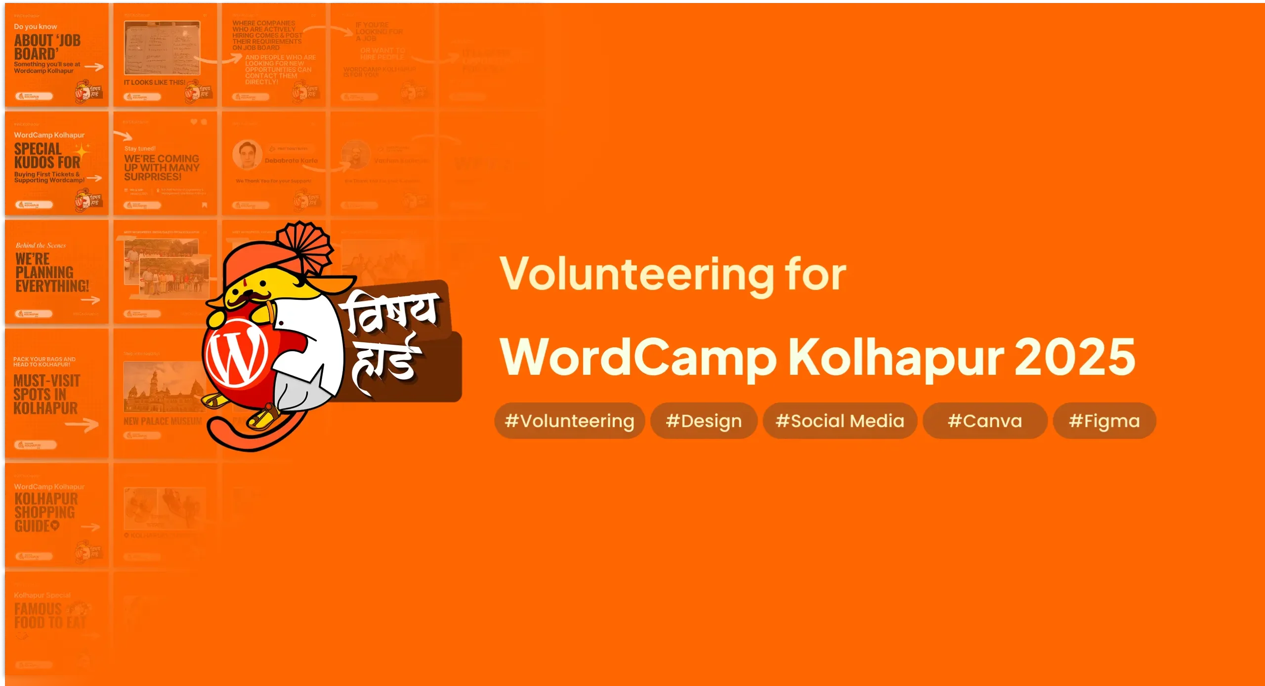 My Volunteering Experience of WordCamp Kolhapur 2025