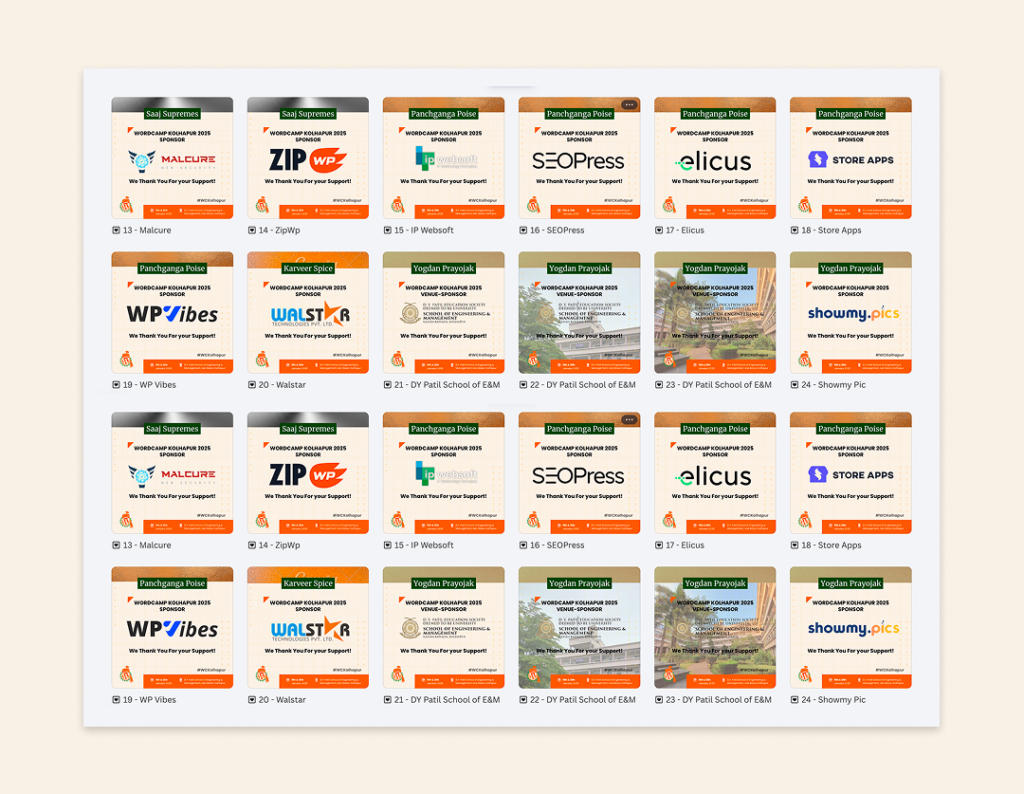 WCK Sponsor Media Partner Social Media Posts