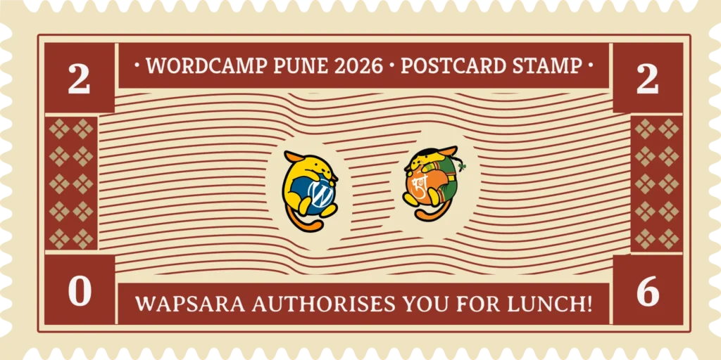 Home 4 WordCam Pune 2026 Post Card Stamp