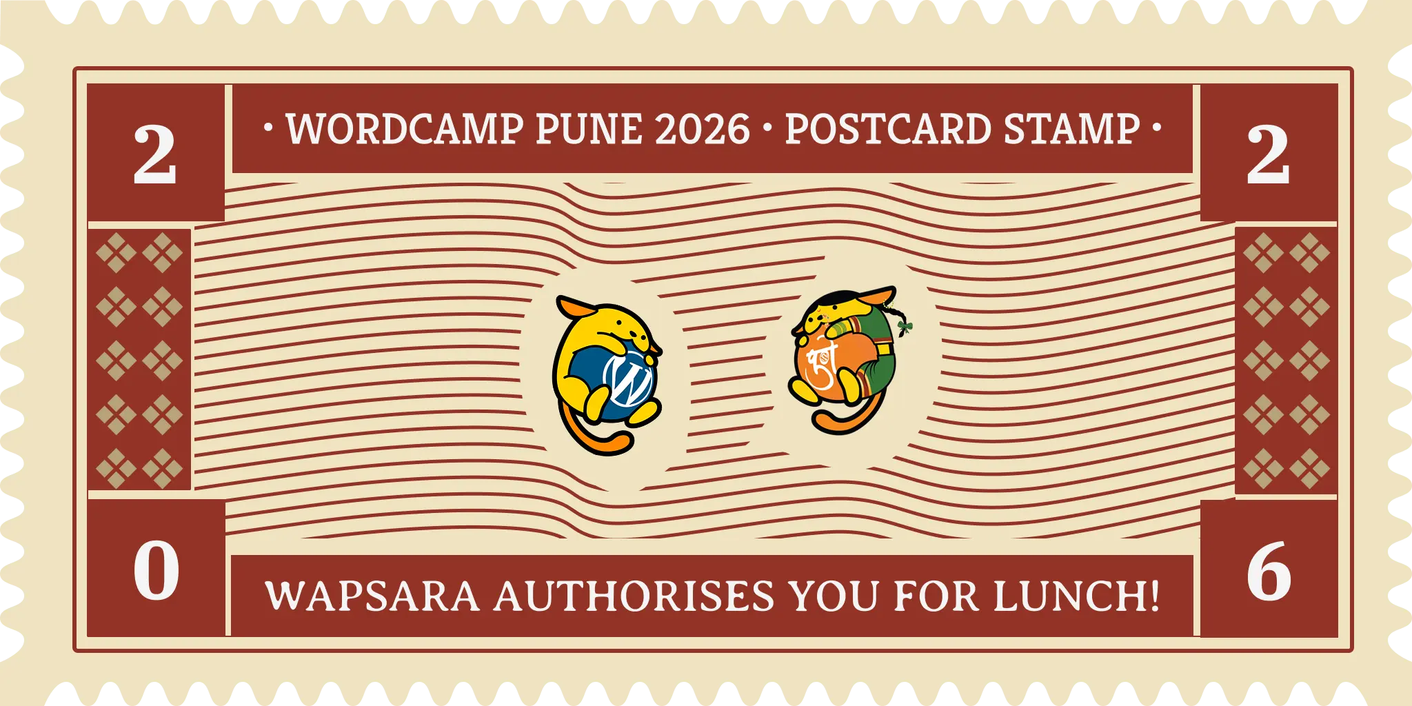 WordCam Pune 2026 Post Card Stamp